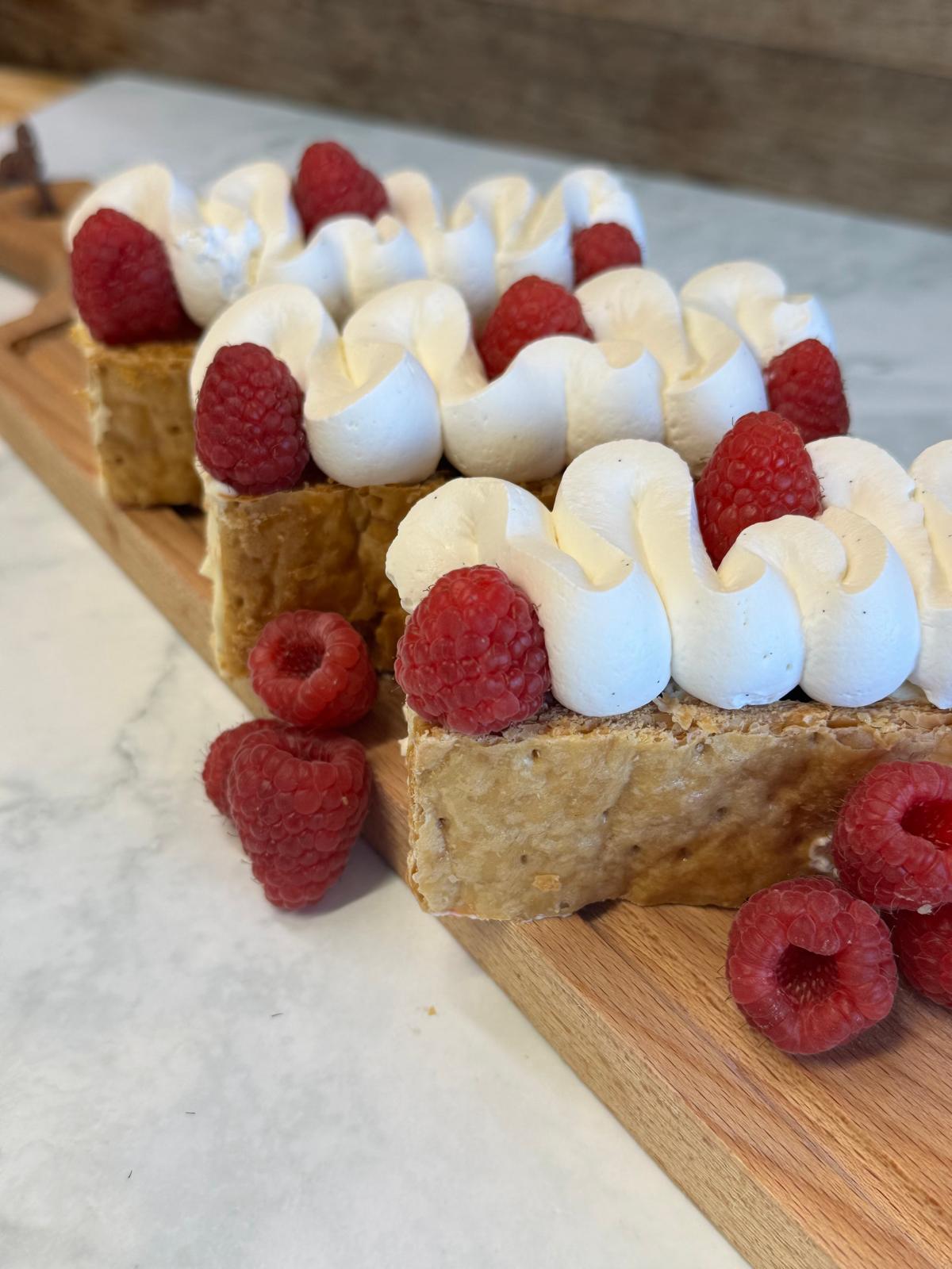 Millefeuille framboise