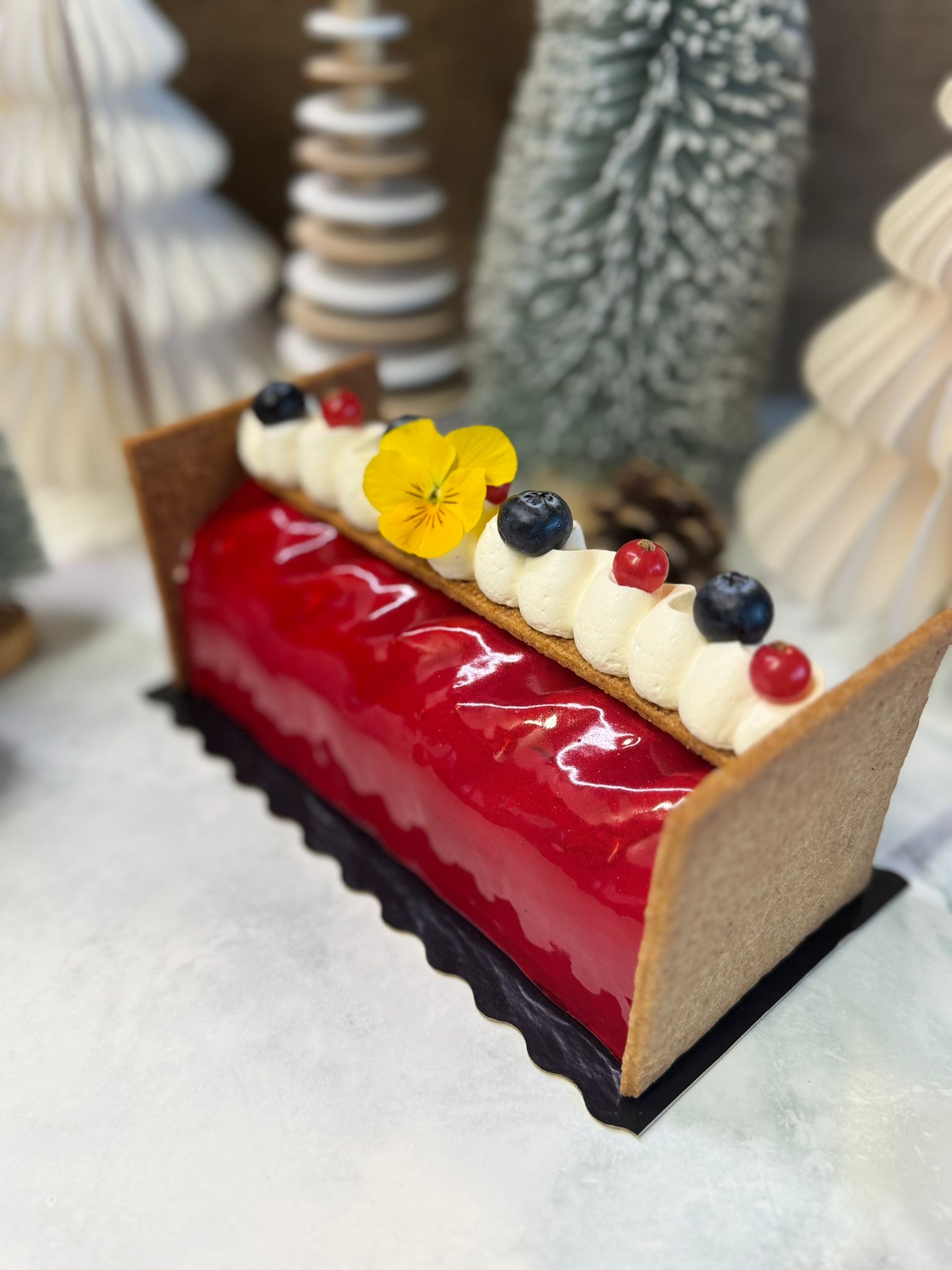 Bûche L'Éclat de Framboise