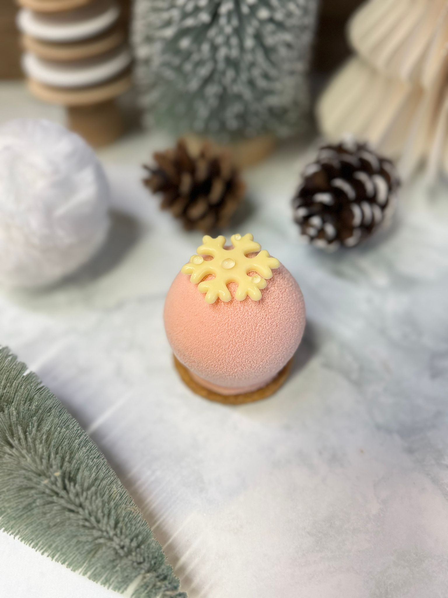 Bûche L'Éclat de Framboise